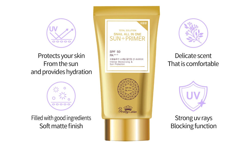 Pretty skin Snail All In One Sun Primer 70ml - DODOSKIN