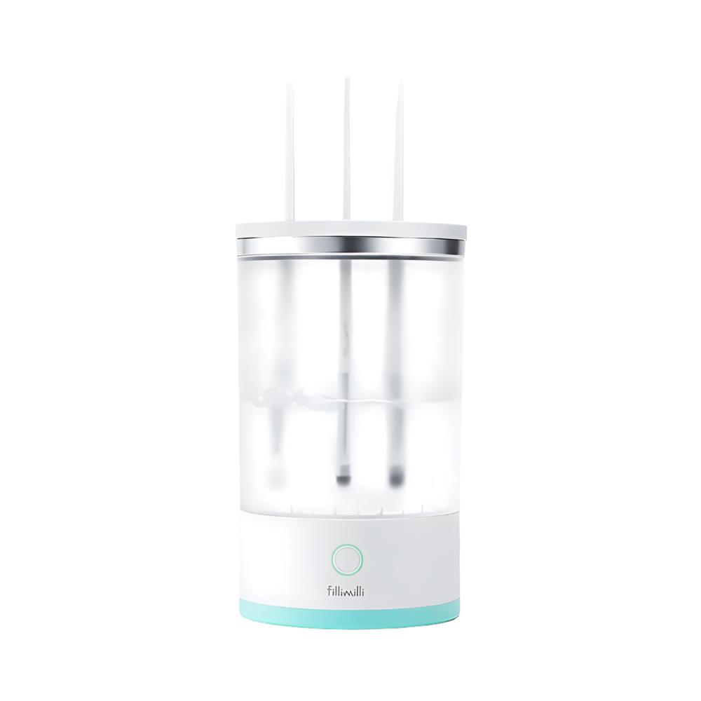It often comes with different brush attachments or settings to accommodate various brush sizes and types, ensuring a deep and gentle clean.