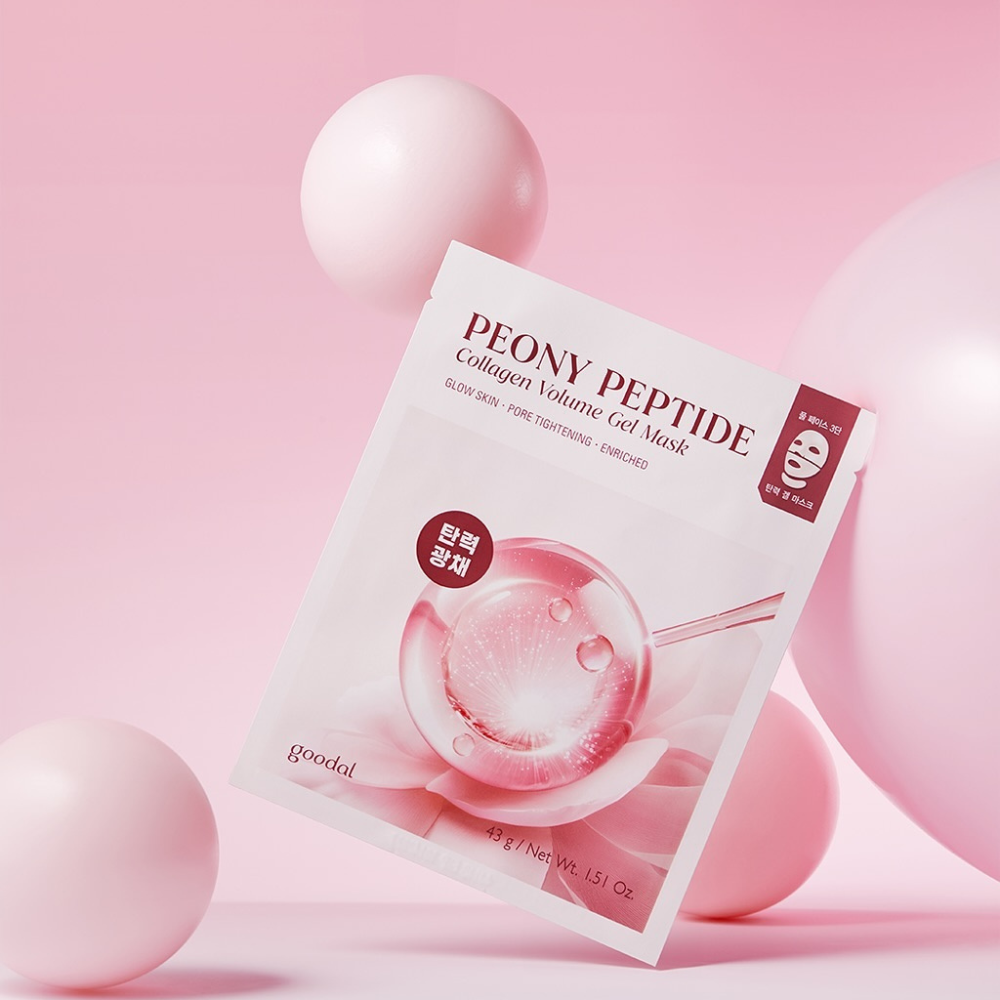 goodal Peony Peptide Collagen Volume Gel Mask 43g x 5ea