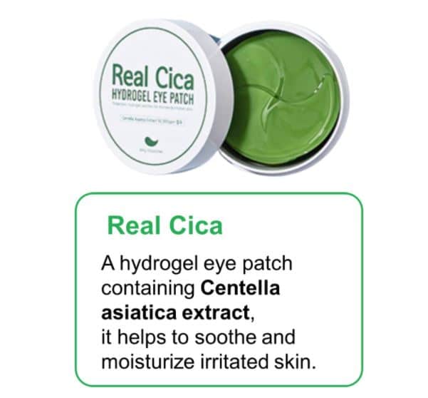 PRRETI Real Cica Hydrogel Eye Patch 60sheets - KLO