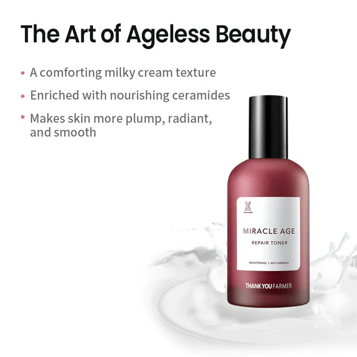 (Matthew검수) THANK YOU FARMER Miracle Age Repair Toner 150ml - DODOSKIN