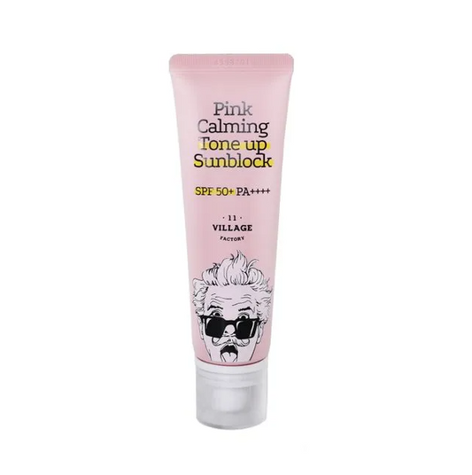 VILLAGE 11 FACTORY Pink Calming Tone Up Sunblock 50ml - Dodoskin