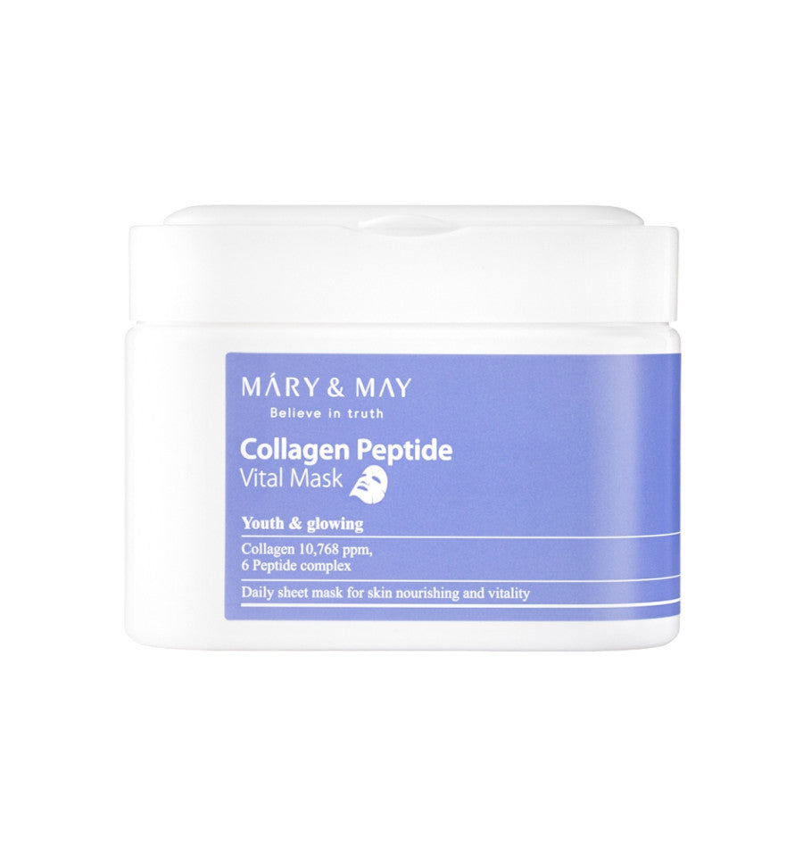 Mary&May Collagen Peptide Vital Mask (30ea) - KLO