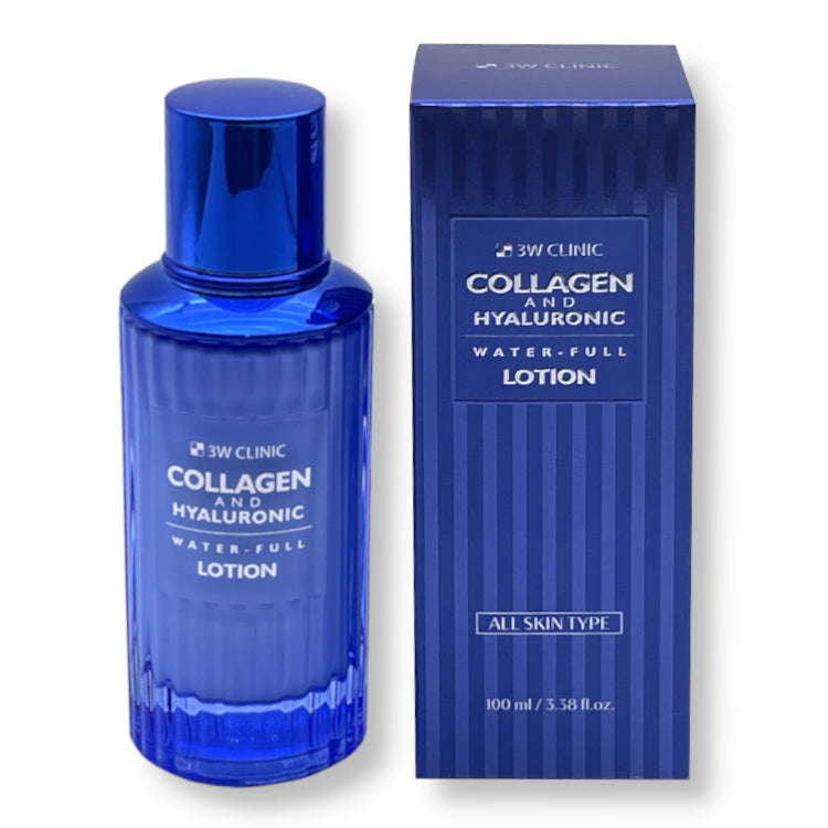 (Matt) 3W CLINIC Collagen & Hyaluronic Water-Full Lotion 100ml - KLO