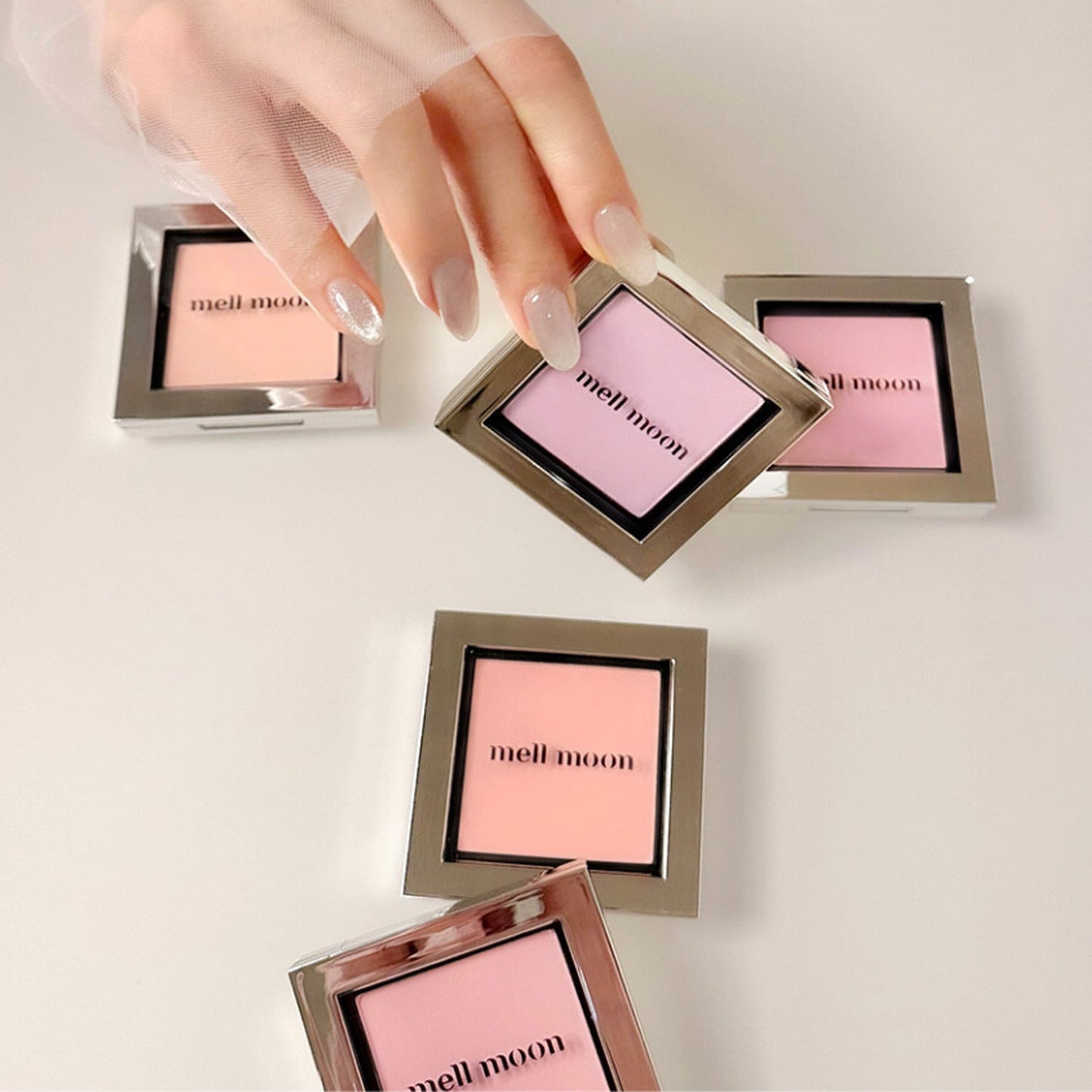 mell moon Pure Blurring Blush 5.2g 6 Colors