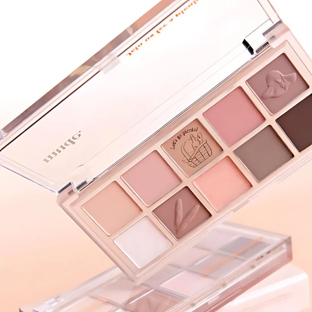 The palette is compact and lightweight, making it convenient for travel or on-the-go touch-ups.