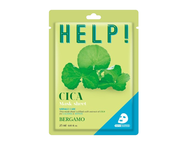 Bergamo Help! Mask Pack Cica 25ml *10ea - KLO
