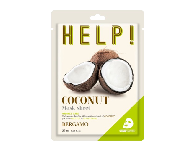 Bergamo Help! Mask Pack Coconut 25ml *10ea - KLO