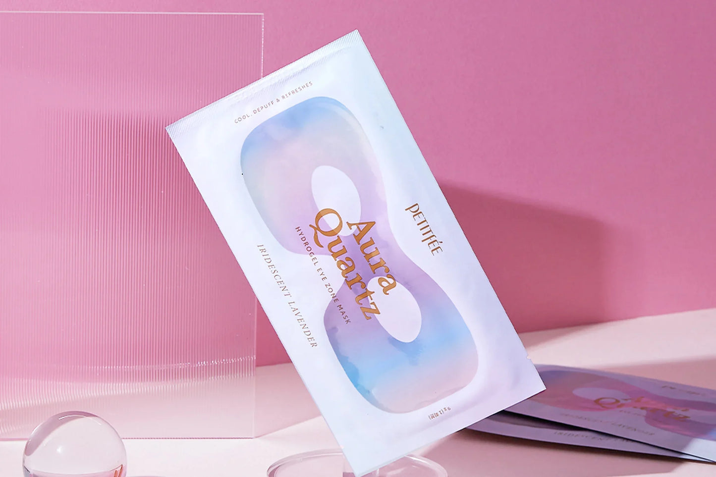 PETITFEE Aura Quartz Hydrogel Eye Zone Mask Iridescent Lavender 1EA - KLO