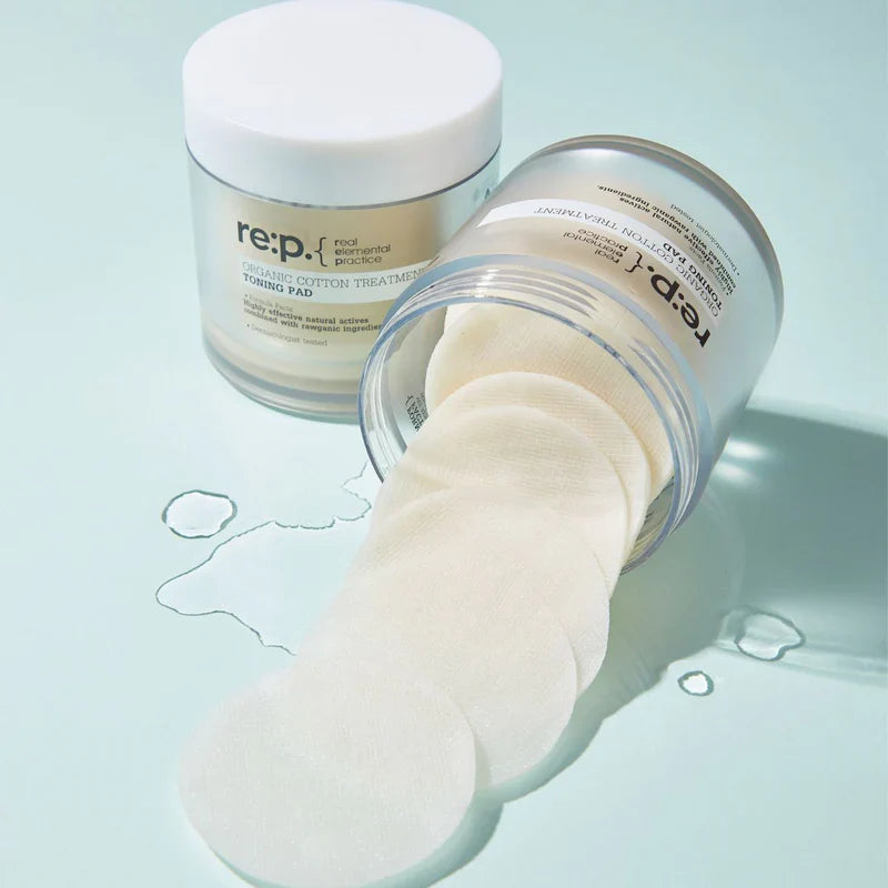 RE:P Organic Cotton Treatment Toning Pad 130ml - DODOSKIN