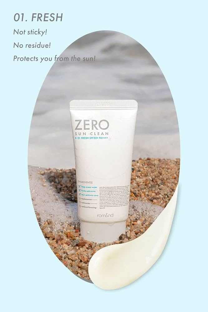 ROM&ND ZERO Sun Clean Fresh 50ml SPF50+ PA++++ - KLO