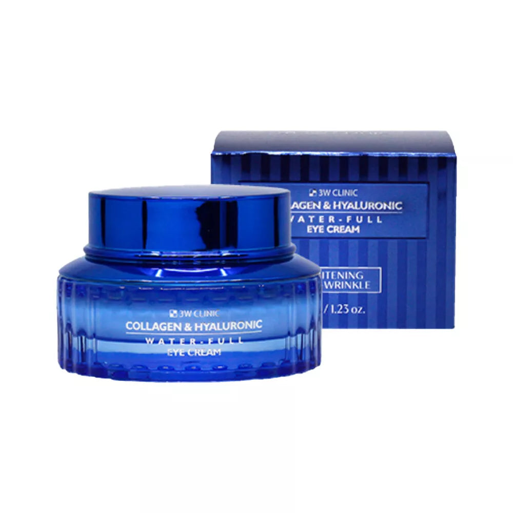 (Matt) 3W CLINIC Collagen & Hyaluronic Water-Full Eye Cream 35g - KLO
