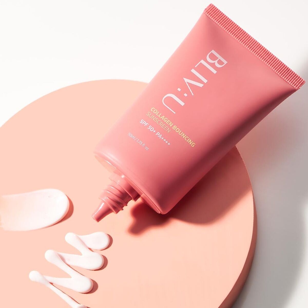 (Mhark) BLIV:U Collagen Bouncing Sunscreen SPF50+ PA++++ 50ml - KLO