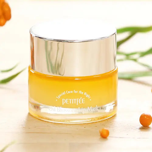 Petitfee Oil Blossom Lip Mask Sea Buckthorn Oil 15g - KLO