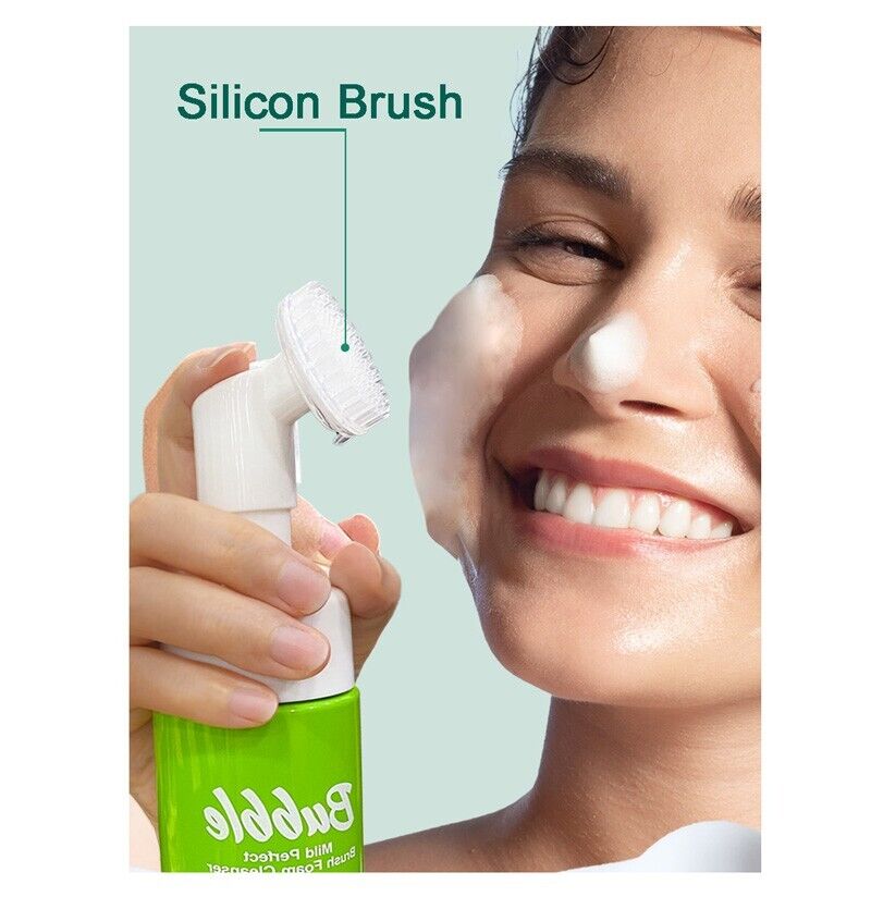 (Matt) 3W CLINIC Mild Perfect Bubble Brush Foam Cleanser 150ml - KLO