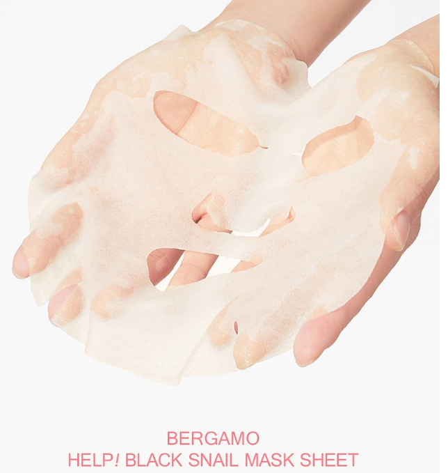 Bergamo Help! Mask Pack Black Snail 25ml *10ea - KLO