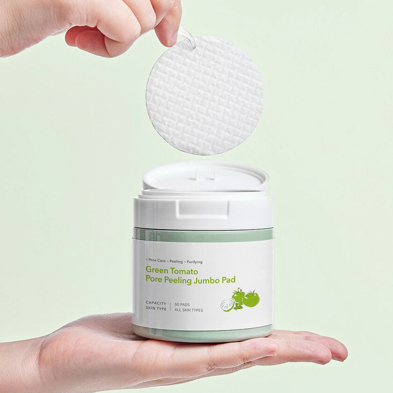 SUNGBOON EDITOR Green Tomato Pore Peeling Jumbo Pad 180ml (60pcs) - KLO