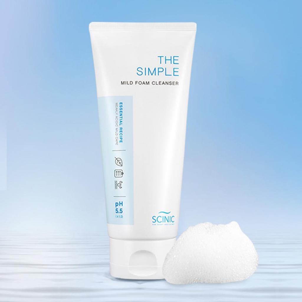 SCINIC The Simple Mild Foam Cleanser 120ml - KLO