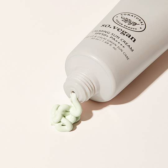 so natural SO Vegan Calming Suncream 50ml SPF50+ PA++++ - KLO