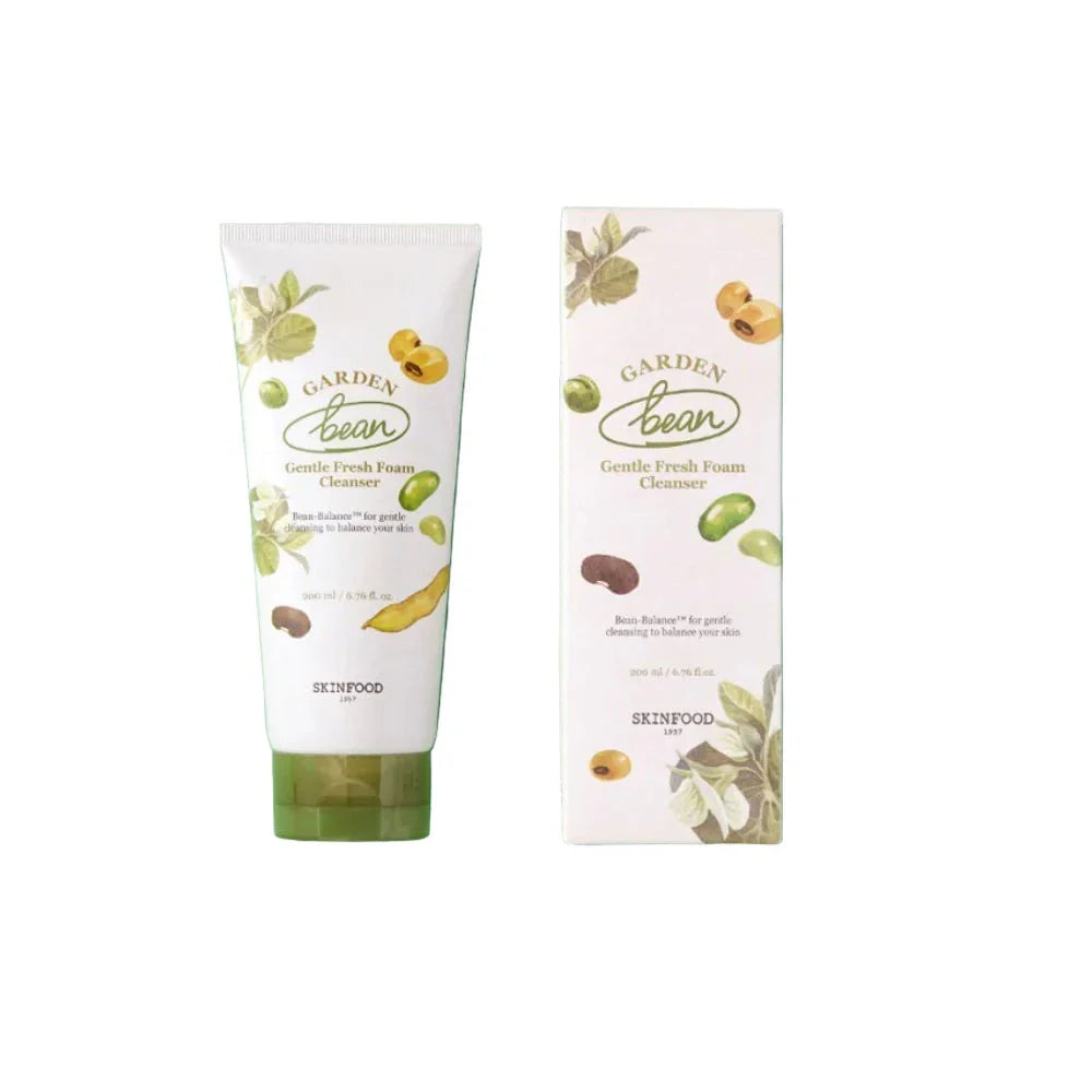 SKINFOOD Garden Bean Gentle Fresh Foam Cleanser 200ml - DODOSKIN