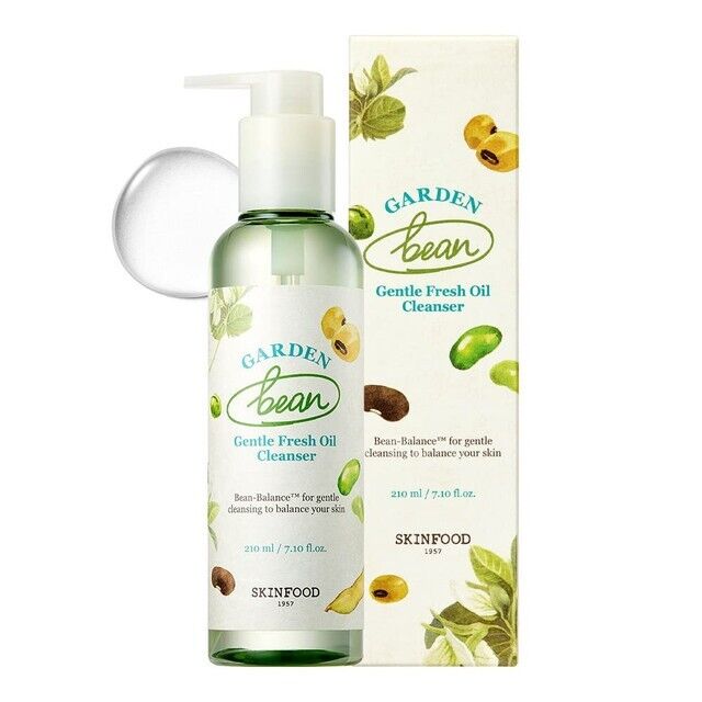 SKINFOOD Garden Bean Gentle Fresh Oil Cleanser 210ml - DODOSKIN