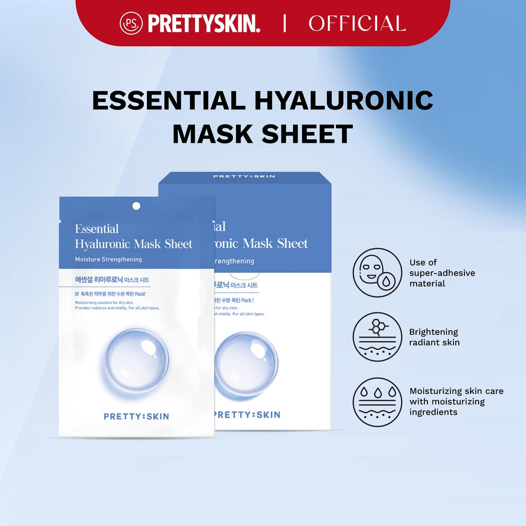 Pretty skin Essential Hyaluronic Mask Sheet 25ml * 10pc - KLO