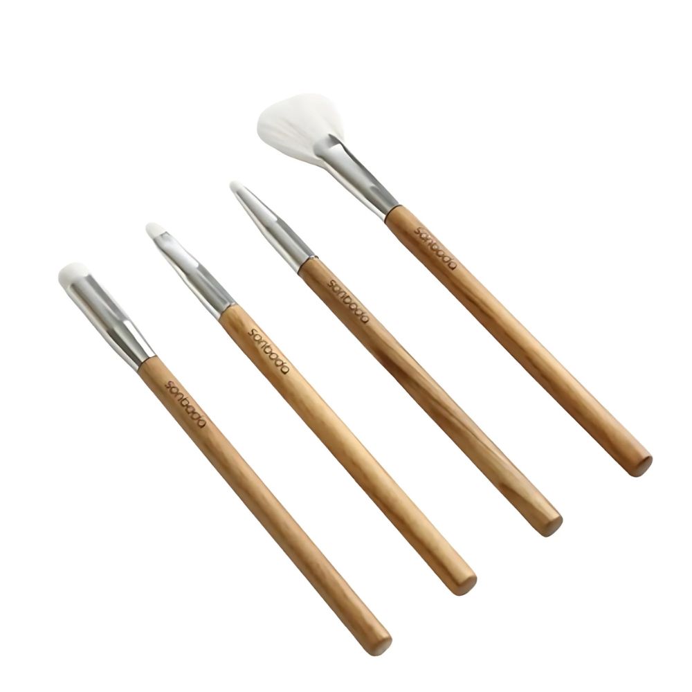 Discover the sonboda M4 Hand Multi-Skill 4-Piece Brush Set for face, designed for flawless makeup application.