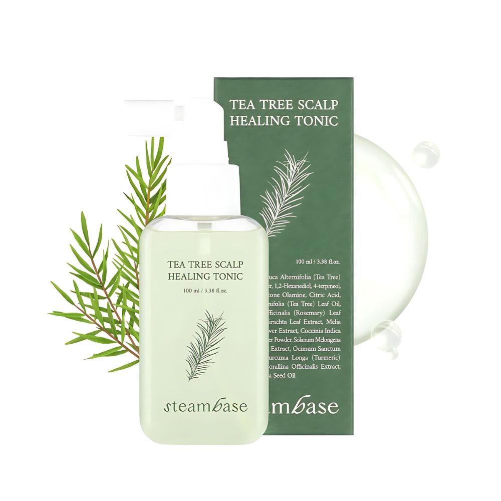 Infused with tea tree oil, known for its antibacterial and anti-inflammatory properties, this tonic helps to soothe and calm the scalp, reduce irritation, and alleviate dandruff or flakiness.
