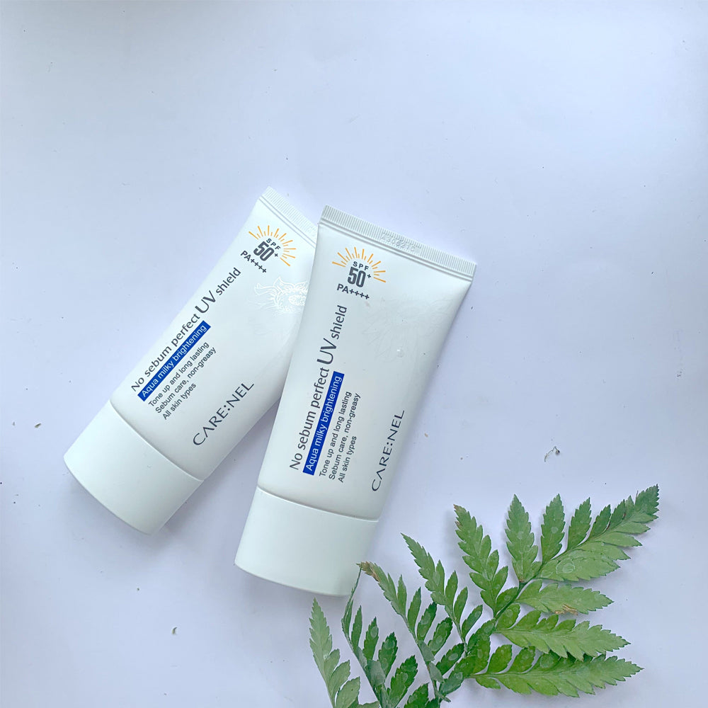 CARE:NEL No Sebum Perfect UV Shield SPF 50+ PA++++ 50ml - KLO