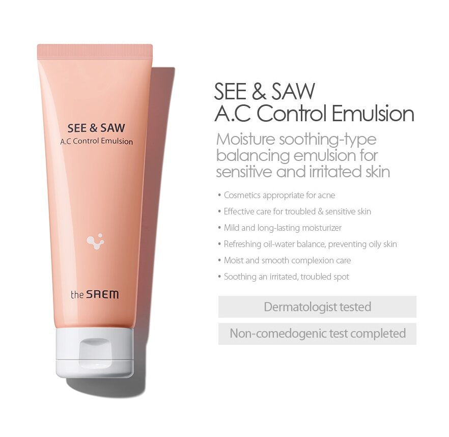 the SAEM See & Saw A.C Control Emulsion 120ml - KLO