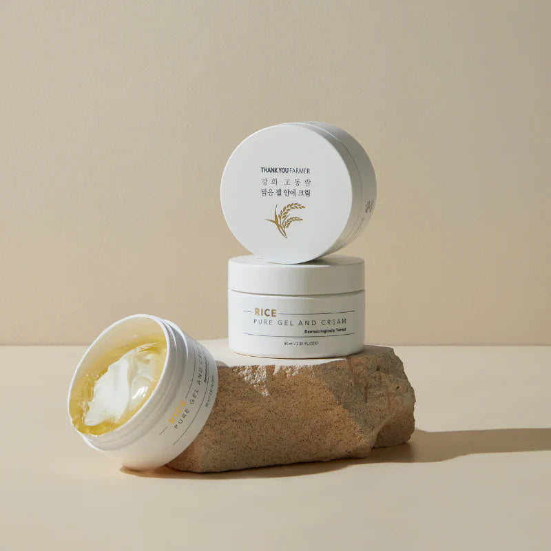 THANK YOU FARMER Rice Pure Gel and Cream 80ml - KLO