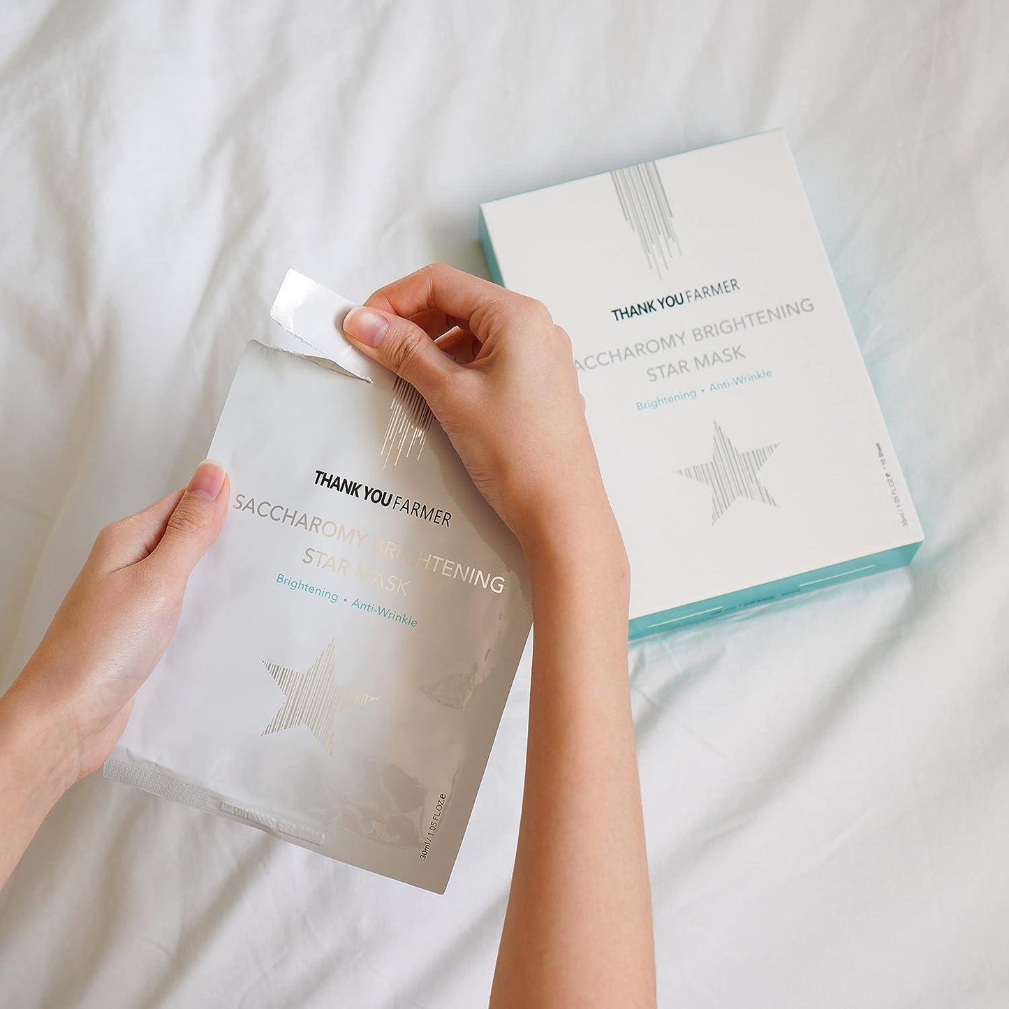 THANK YOU FARMER Saccharomy Brightening Star Mask 10ea - KLO