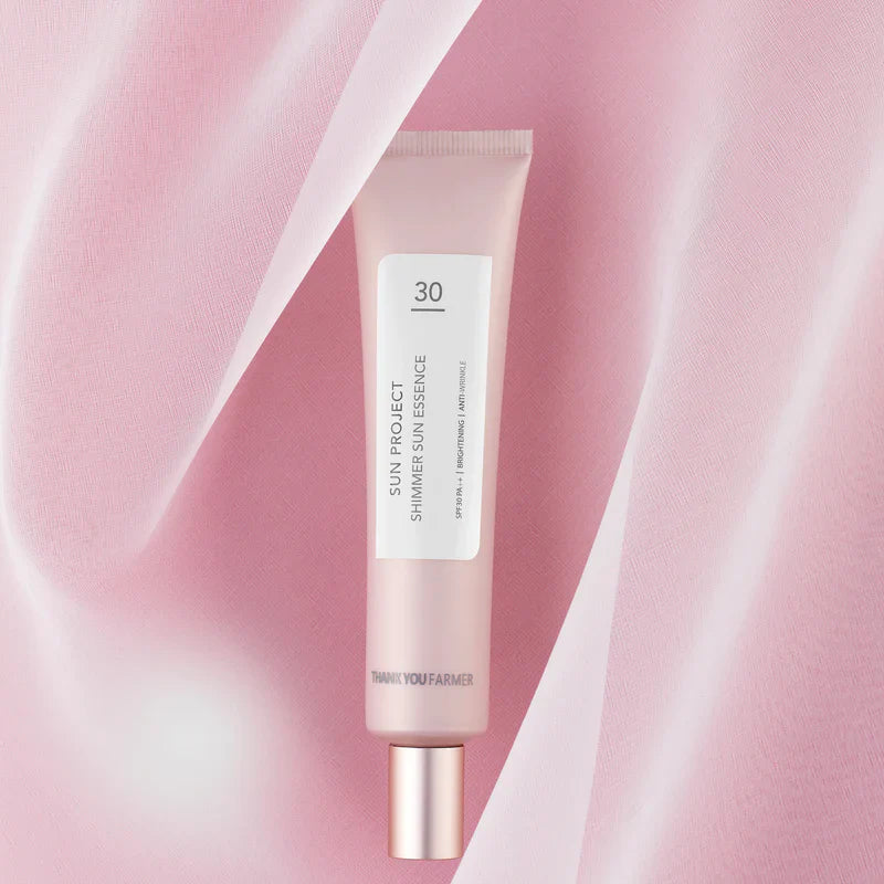 THANK YOU FARMER Sun Project Shimmer Sun Essence 40ml SPF30 PA++ - KLO