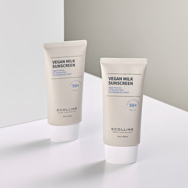 (Matt) ECOLLINE Vegan Milk Sunscreen SPF50+ PA++++ 50ml - KLO