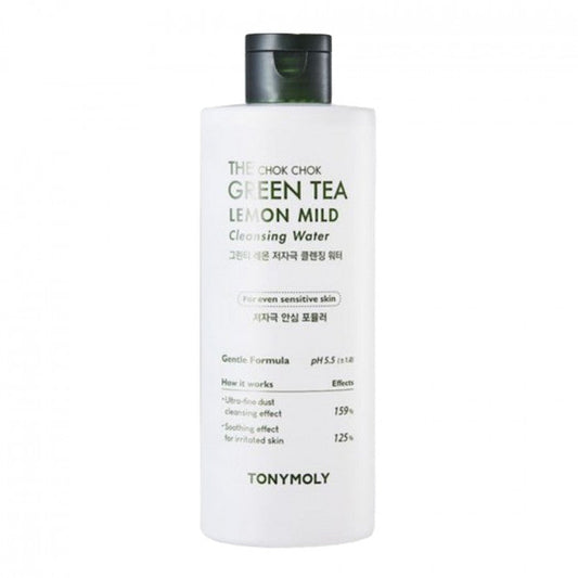 (Matt) TONYMOLY The Chok Chok Green Tea Lemon Mild Cleansing Water 300ml - DODOSKIN