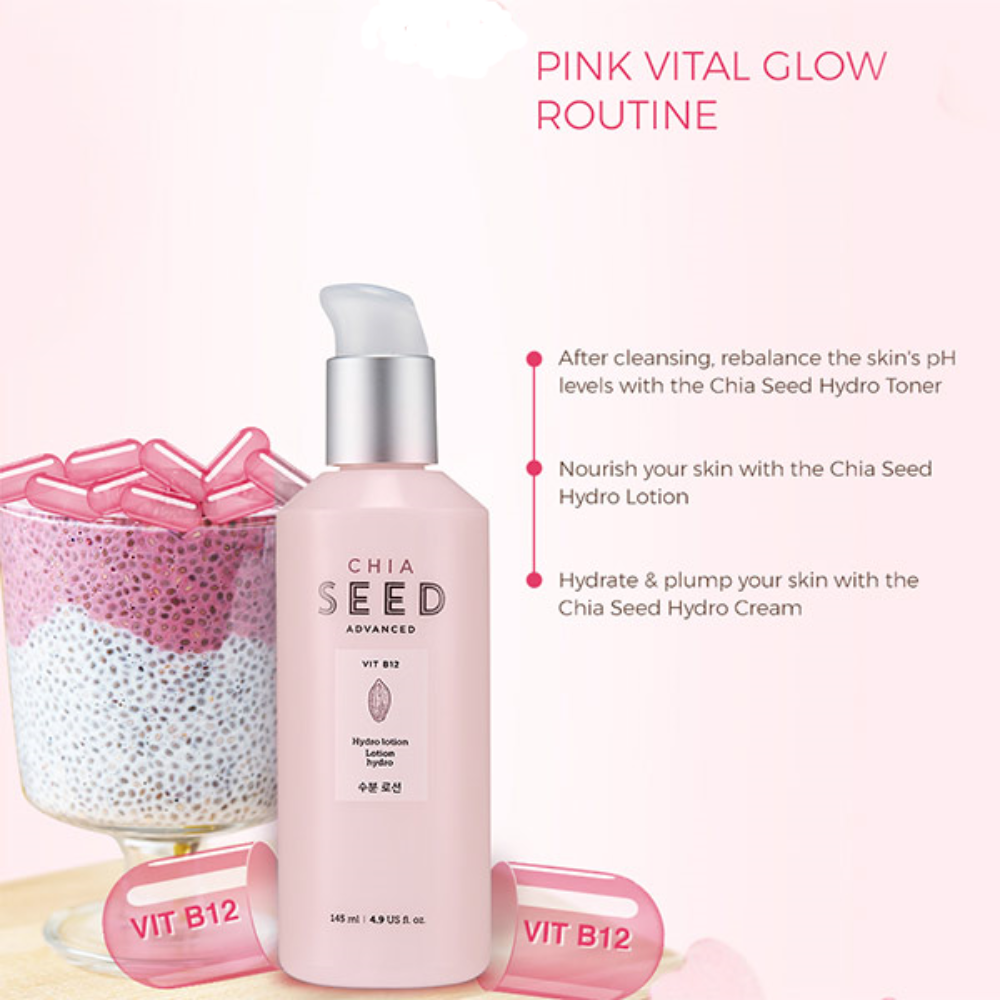 (KNEW) THE FACE SHOP Chia Seed Hydro Lotion 145ml - DODOSKIN