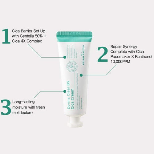 VILLAGE 11 FACTORY Derma Clear B5 Cica 50ml - KLO