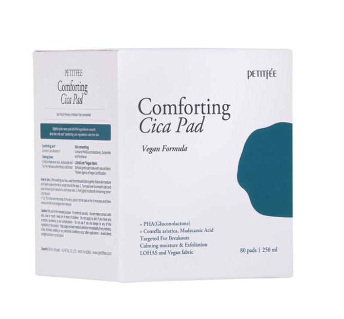 (Mhark) PETITFEE Comforting Cica Pad 80ea - KLO