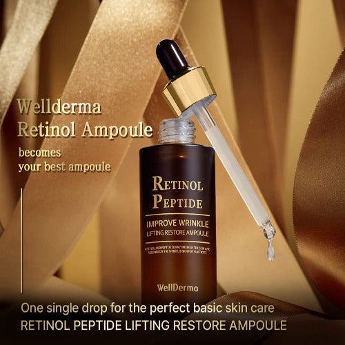 WELLDERMA RETINOL PEPTIDE LIFTING RESTORE AMPOULE 30ml - KLO