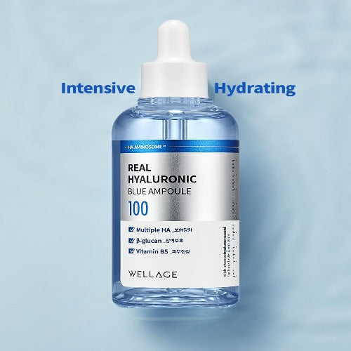 Wellage Real Hyaluronic blue ampoule 75ml - KLO