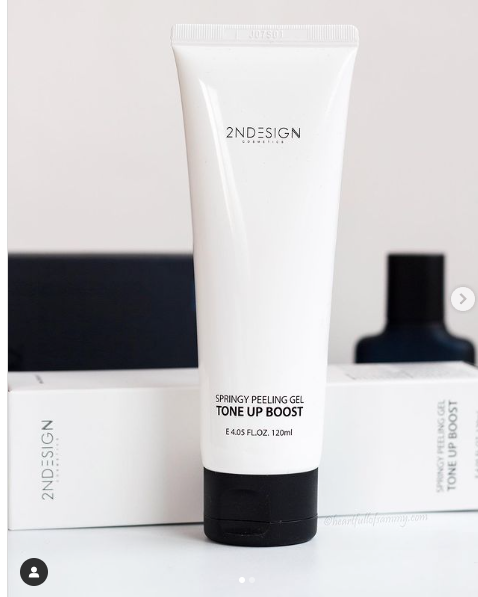 (Matt) 2NDESIGN Springy Peeling Gel Tone Up Boost 120ml - KLO