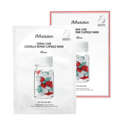 ★time deal★ JM Solution Derma Care Centella Repair Capsule Mask Clear 10ea - KLO