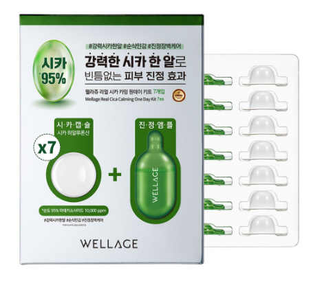 Wellage Real Cica Clear One Day Kit 7ea - DODOSKIN