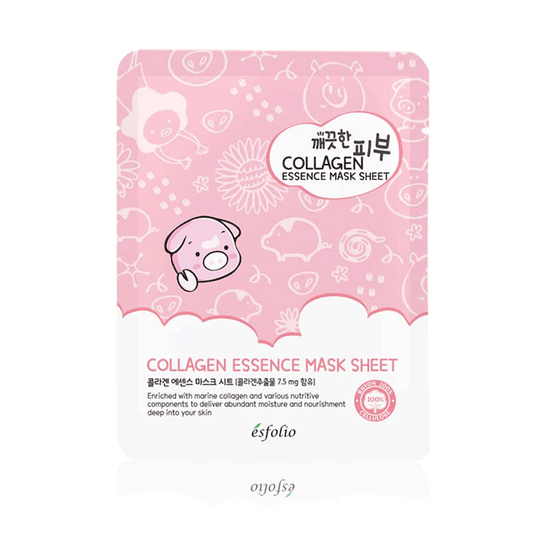 (NEWA) esfolio Pure Skin Collagen Essence Mask Sheet 25ml * 10pcs - DODOSKIN