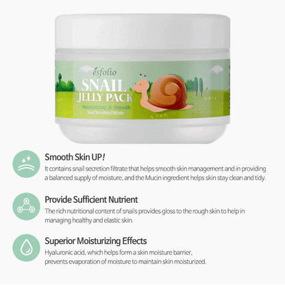 esfolio Snail Jelly Pack 100g - DODOSKIN