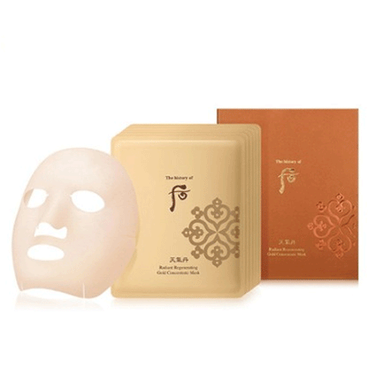[US STOCK] The history of whoo Cheongidan Hwahyun Gold Ampoule Mask 6ea - KLO
