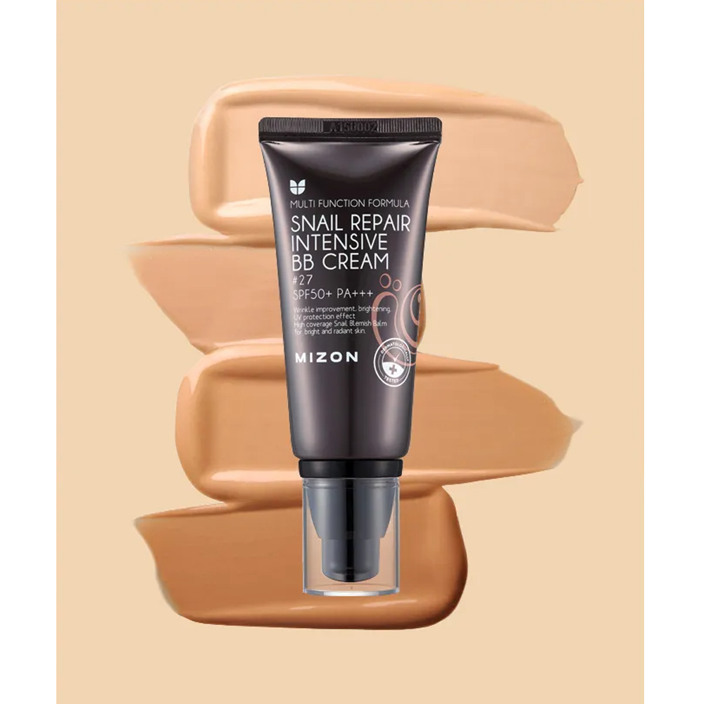 MIZON Snail Repair Intensive BB Cream SPF50+ PA+++ 50ml - 4 Colors - KLO