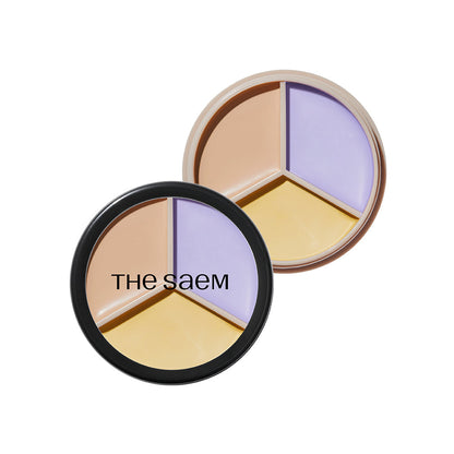 the SAEM Cover Perfection Triple Pot Concealer