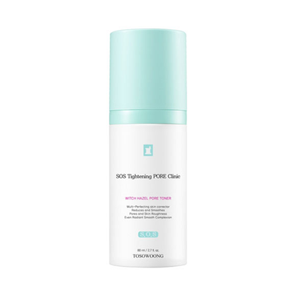 TOSOWOONG SOS Tightening Pore Clinic Witch Hazel Pore Toner 80ml - DODOSKIN