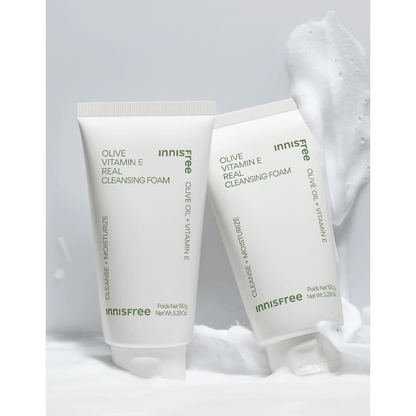 Innisfree Olive Vitamin E Real Cleansing Foam 150g - KLO